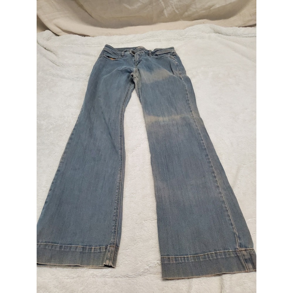 Cabi Blue Distressed Grunge Casual Jeans 6 Boho Capsule Minimalist Classic Basic